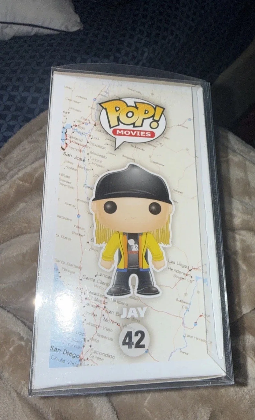 Autographed Jay and Silent Bob Jay 42 2013 Funko Pop Signed, image 2
