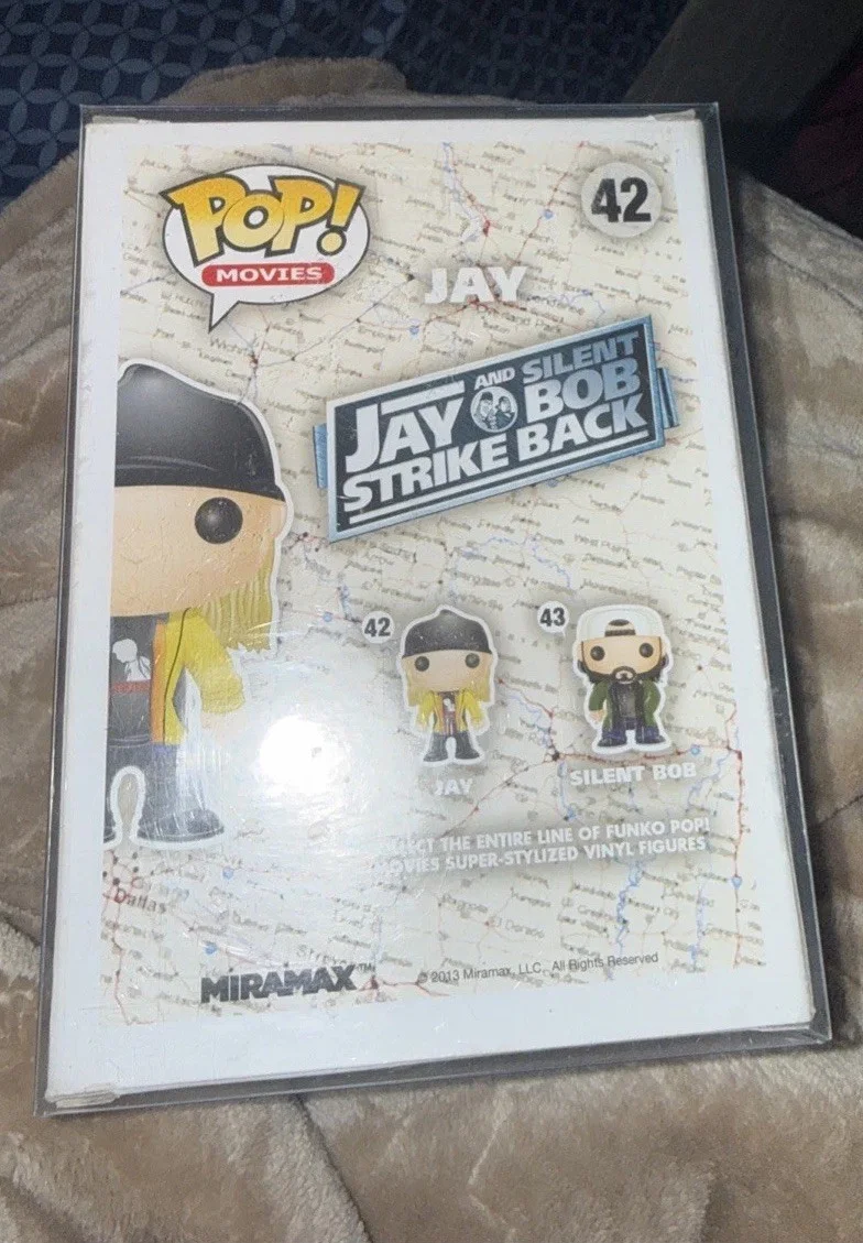 Autographed Jay and Silent Bob Jay 42 2013 Funko Pop Signed, image 3