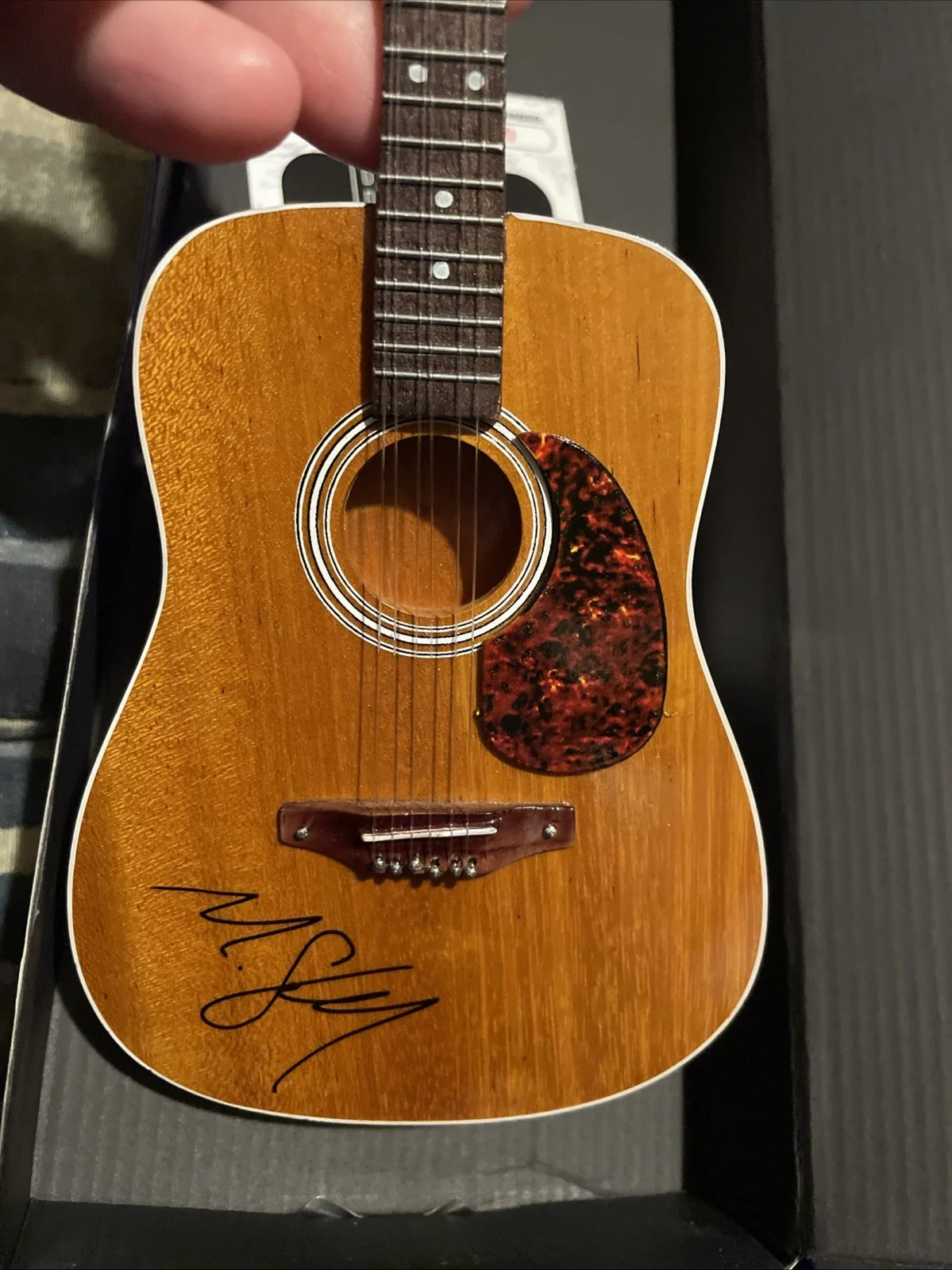 Matt Stell Autographed Signed Mini Guitar JSA Authenticated, image 2