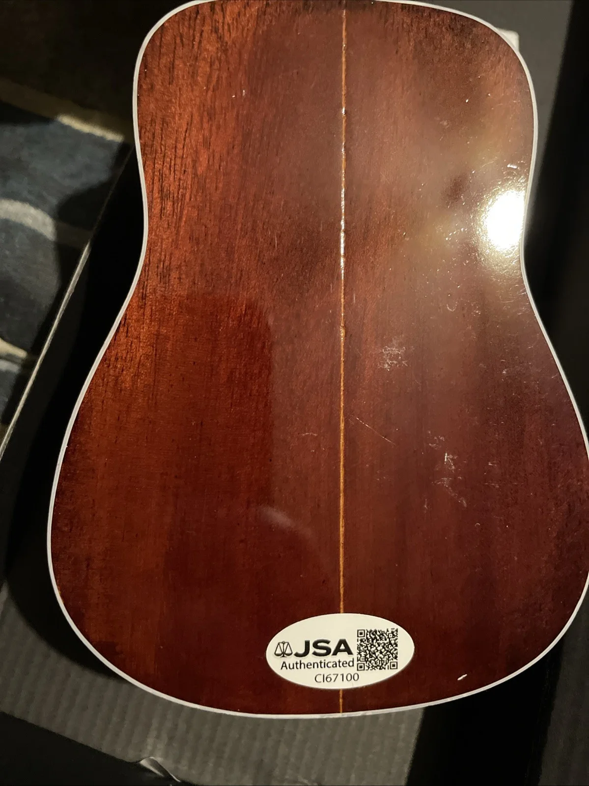 Matt Stell Autographed Signed Mini Guitar JSA Authenticated, image 3