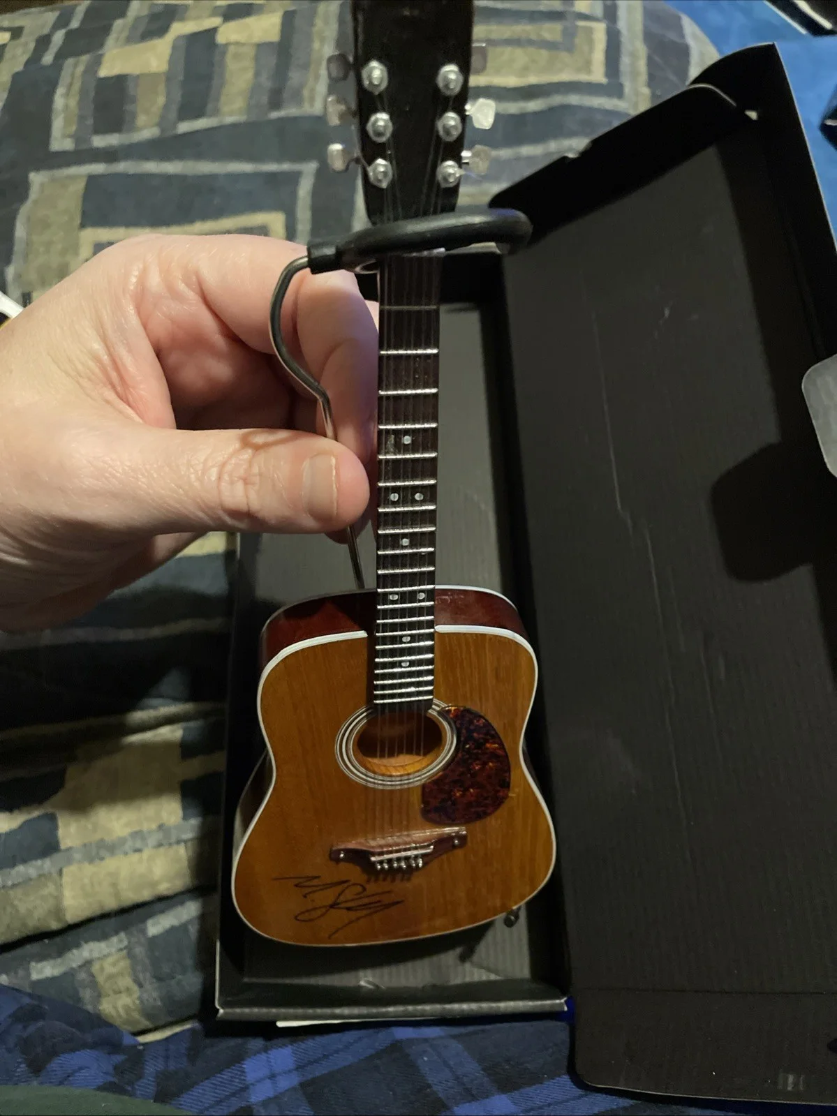 Matt Stell Autographed Signed Mini Guitar JSA Authenticated, image 5
