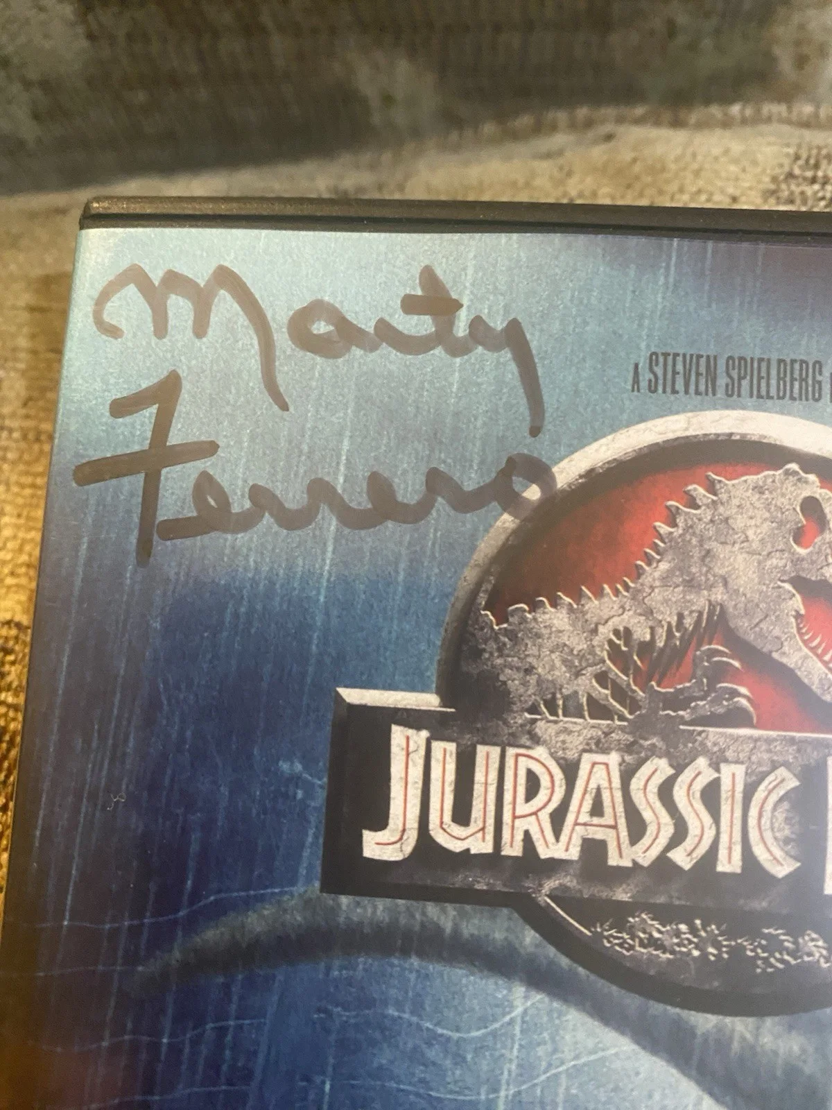 Martin Ferrero — Martin Ferrero Signed Jurassic Park DVD Autograph The Lawyer In Jurassic Park
