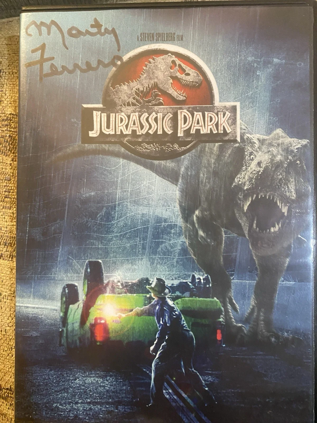 Martin Ferrero — Martin Ferrero Signed Jurassic Park DVD Autograph The Lawyer In Jurassic Park, изображение 2