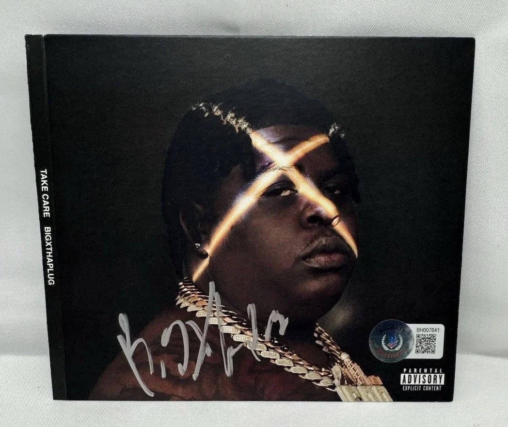 BigXThaPlug Autograph Signed Take Care CD Framed Rap Music Texas The Largest COA, image 2