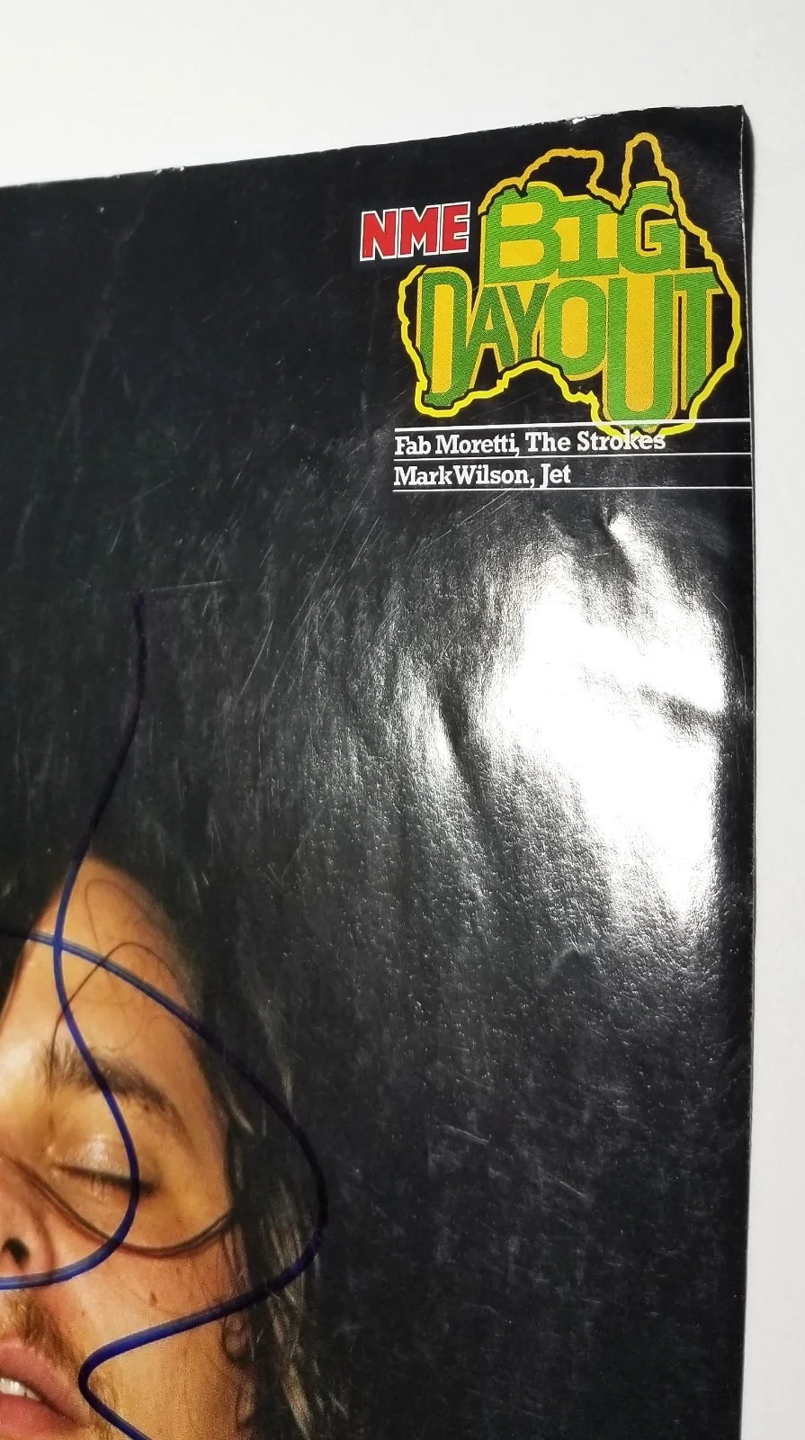 Mark Wilson of JET band REAL hand SIGNED Mag Pinup Photo JSA COA Autographed, изображение 5