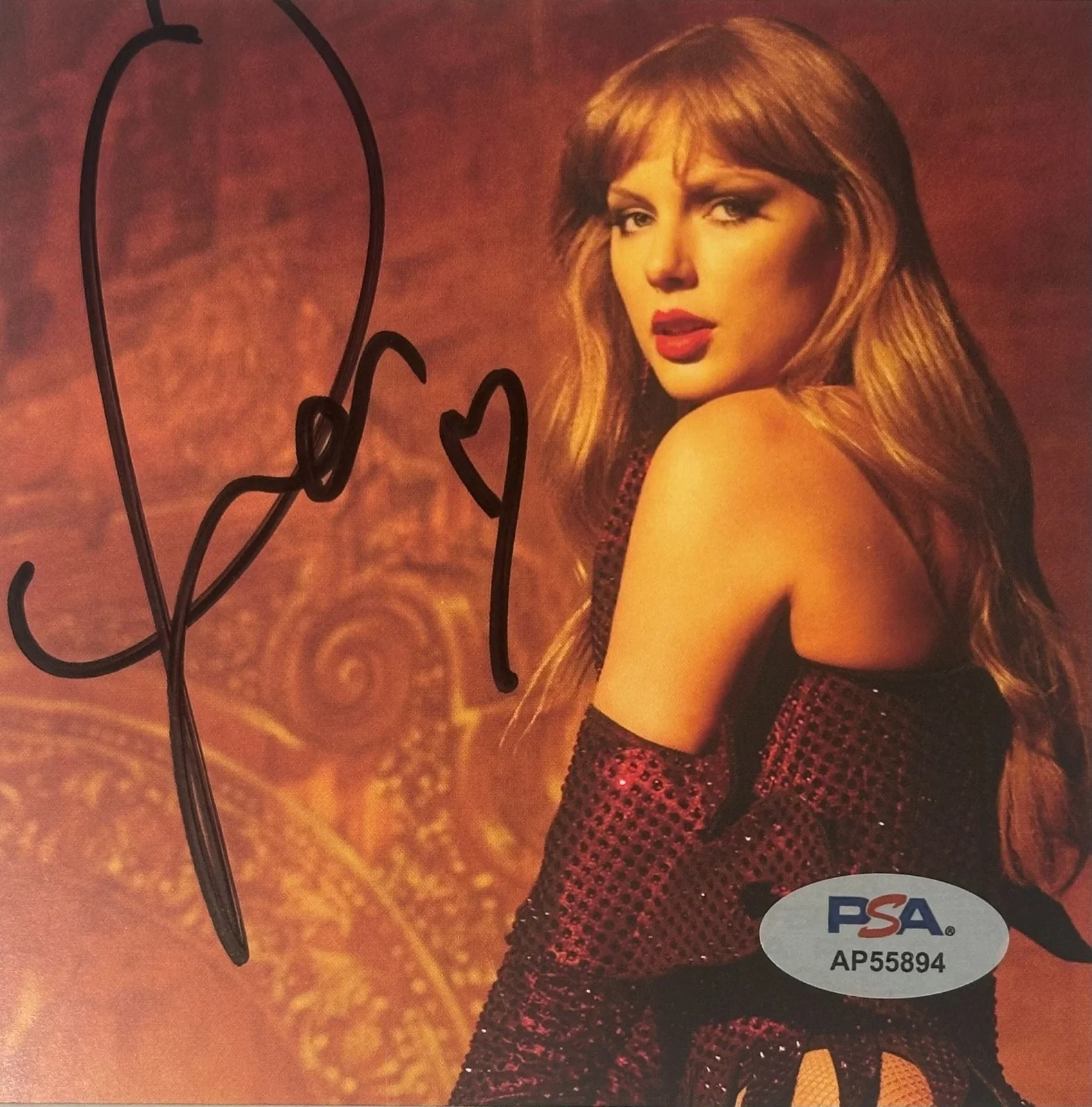 Taylor Swift Signed Photo + CD PSA DNA Authenticated Framed Collectible, image 5