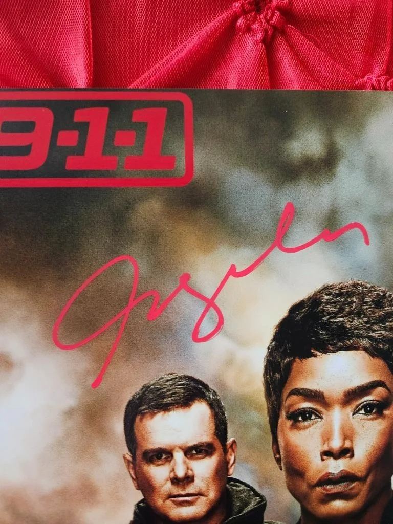 PETER KRAUSE ANGELA BASSETT — PETER KRAUSE ANGELA BASSETT DUAL SIGNED 8X10 PHOTO 911 BOBBY NASH AUTOGRAPH COA, изображение 2