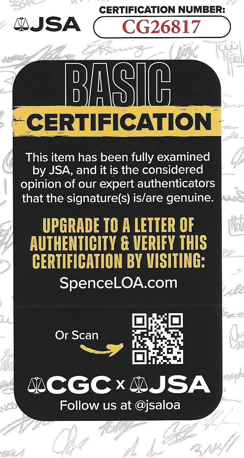 Ella Fitzgerald REAL hand SIGNED Laminated Identification Card JSA COA Autograph, image 3