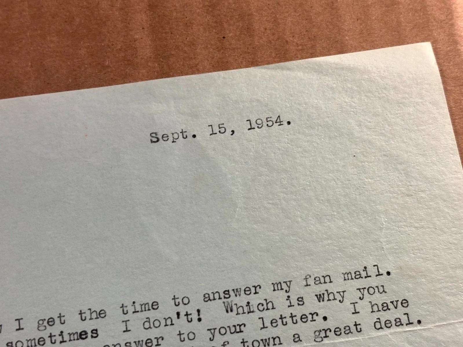 Mala Powers Very Rare Very Early Autographed Letter '54 Great Content Outrage, image 4