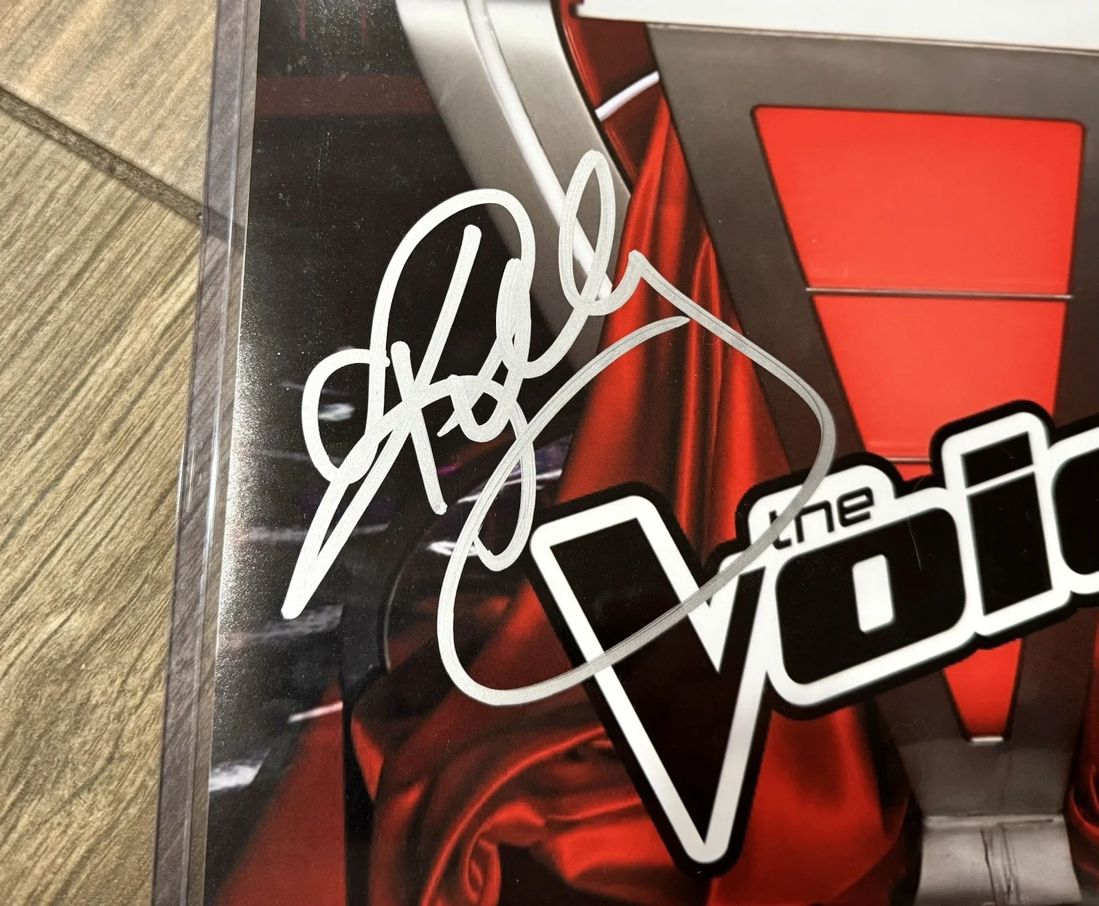 Kelly Clarkson Signed 11x14 The Voice Photo Pop Singer Pic American Idol Proof, изображение 2