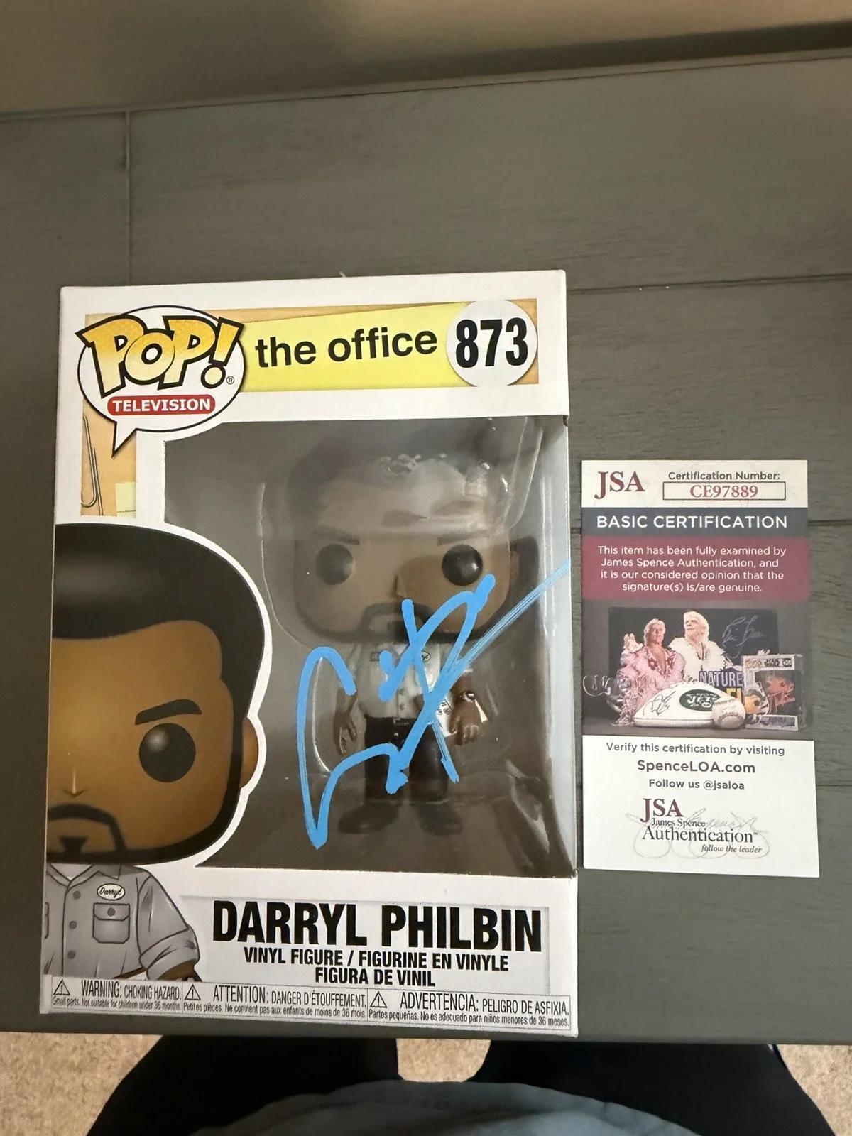 Craig Robinson — Craig Robinson Office Darryl Philbin Movie Signed Autographed POP Funko Toy #873