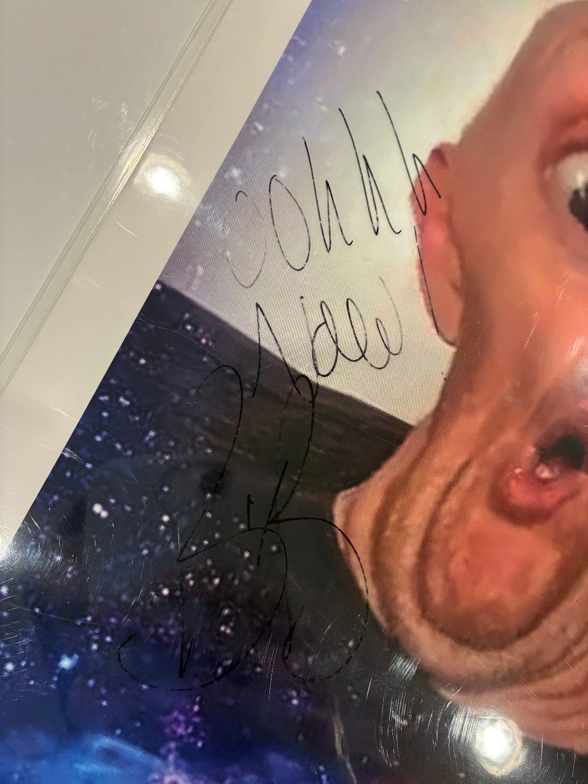 Bill Burr Signed Laminated 17.5 x 11.5 in. Funny Snapchat Poster “Oohhh Nooo!”, image 2