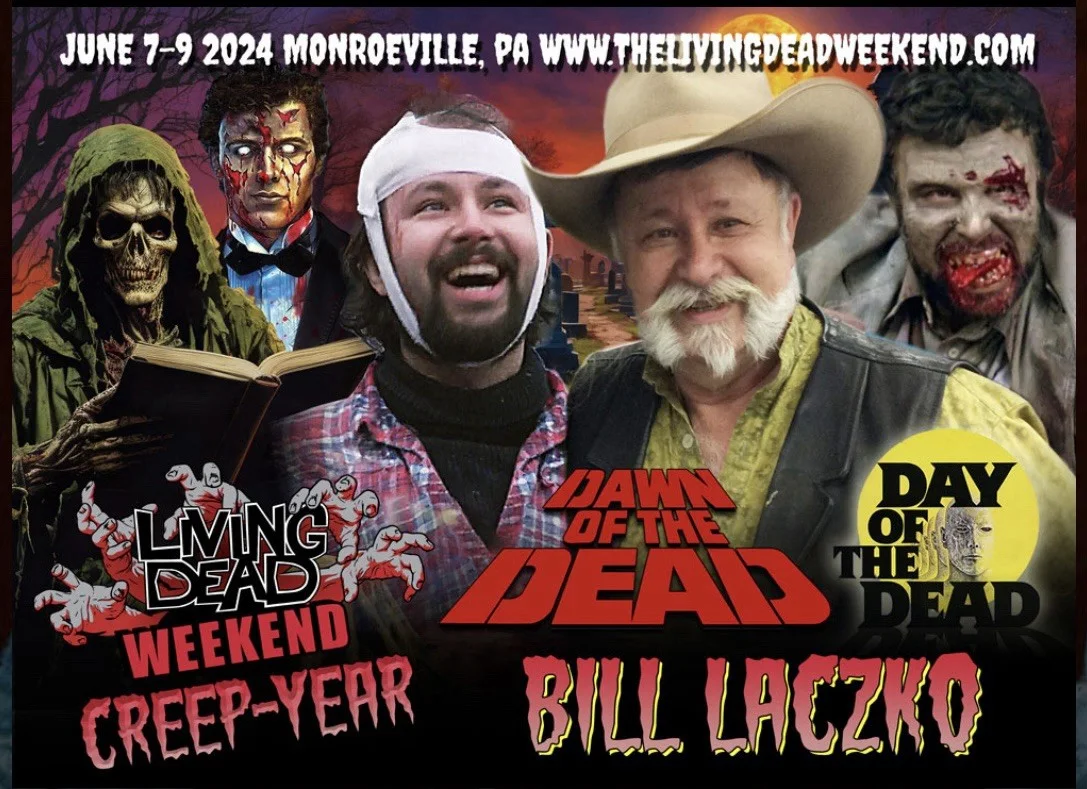 Wild Bill Laczko — “Wild Bill” Laczko Autograph From Day Of The Dead, George Romero Zombie Horror, изображение 5
