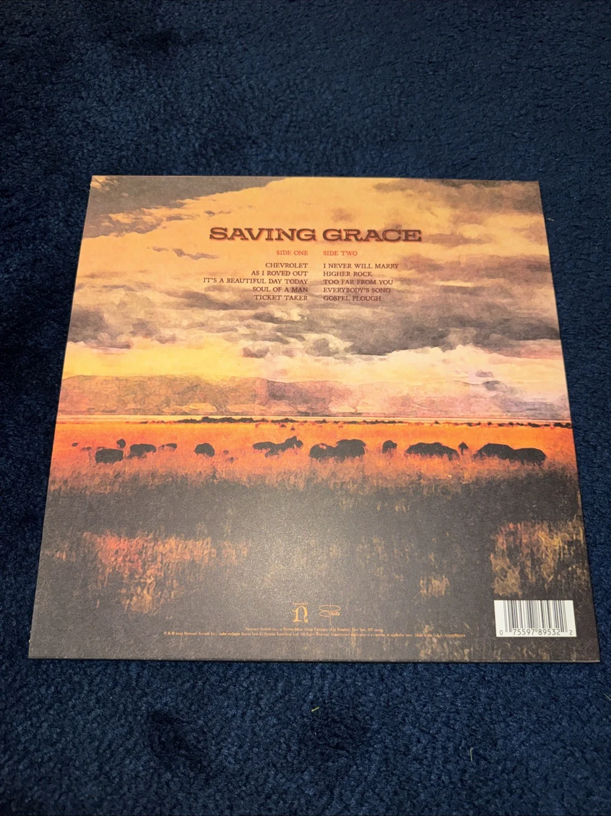 Robert Plant Signed Autographed Saving Grace Vinyl Record Cover Led Zeppelin New, изображение 2