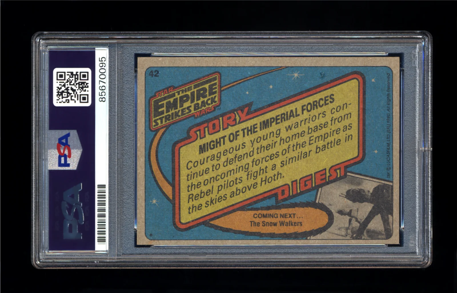 John Ratzenberger — JOHN RATZENBERGER SIGNED 1980 TOPPS STAR WARS EMPIRE STRIKES BACK PSA/DNA AUTO, изображение 2