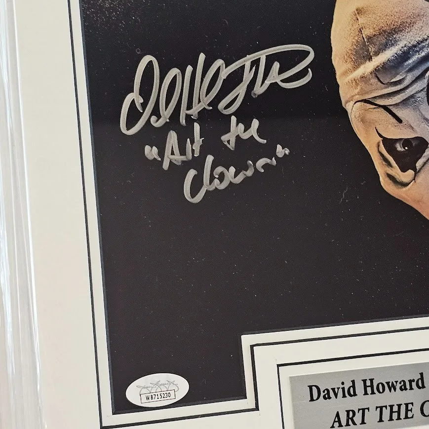 David Howard Thornton Art the Clown Signed Autographed 8x10 Picture JSA COA, изображение 2