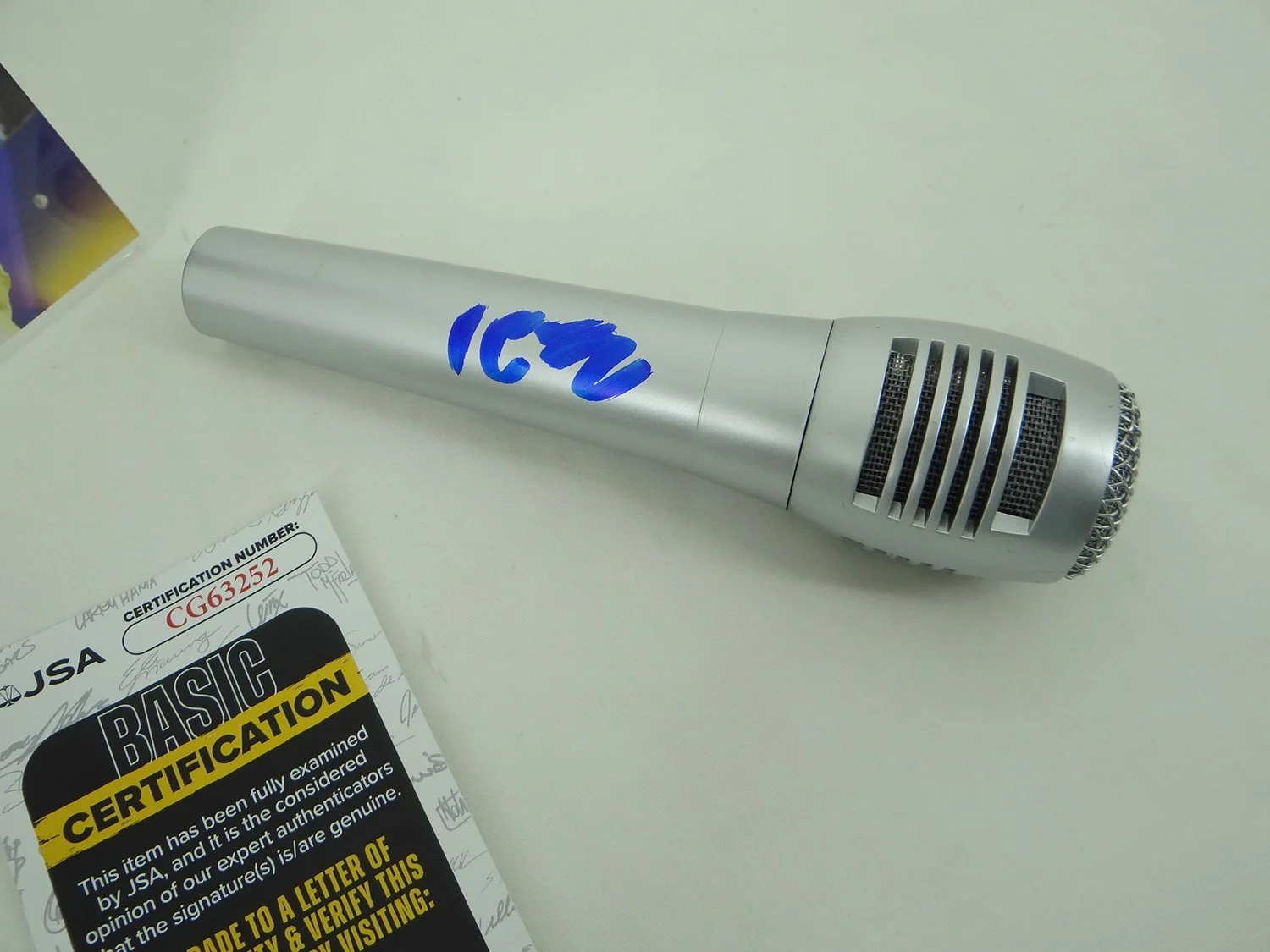 Vanilla Ice Rapper / Record Producer Signed PYLE Microphone w/ JSA COA, image 2