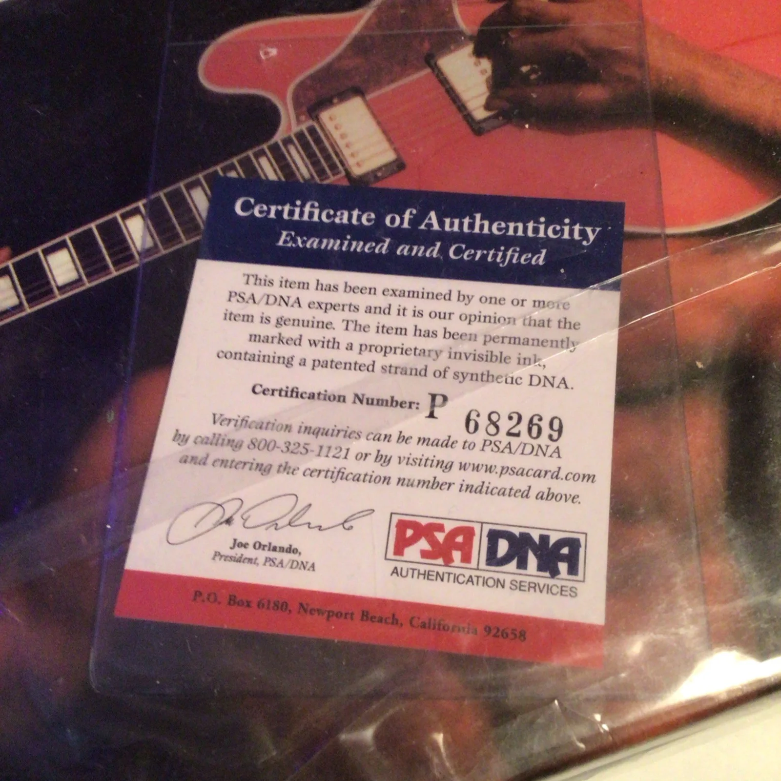 HC Chuck Berry Book The Autobiography PSA COA Sealed By PSA VG-EX Condition, изображение 2