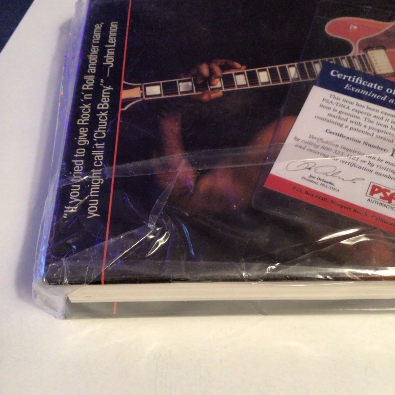 HC Chuck Berry Book The Autobiography PSA COA Sealed By PSA VG-EX Condition, изображение 5