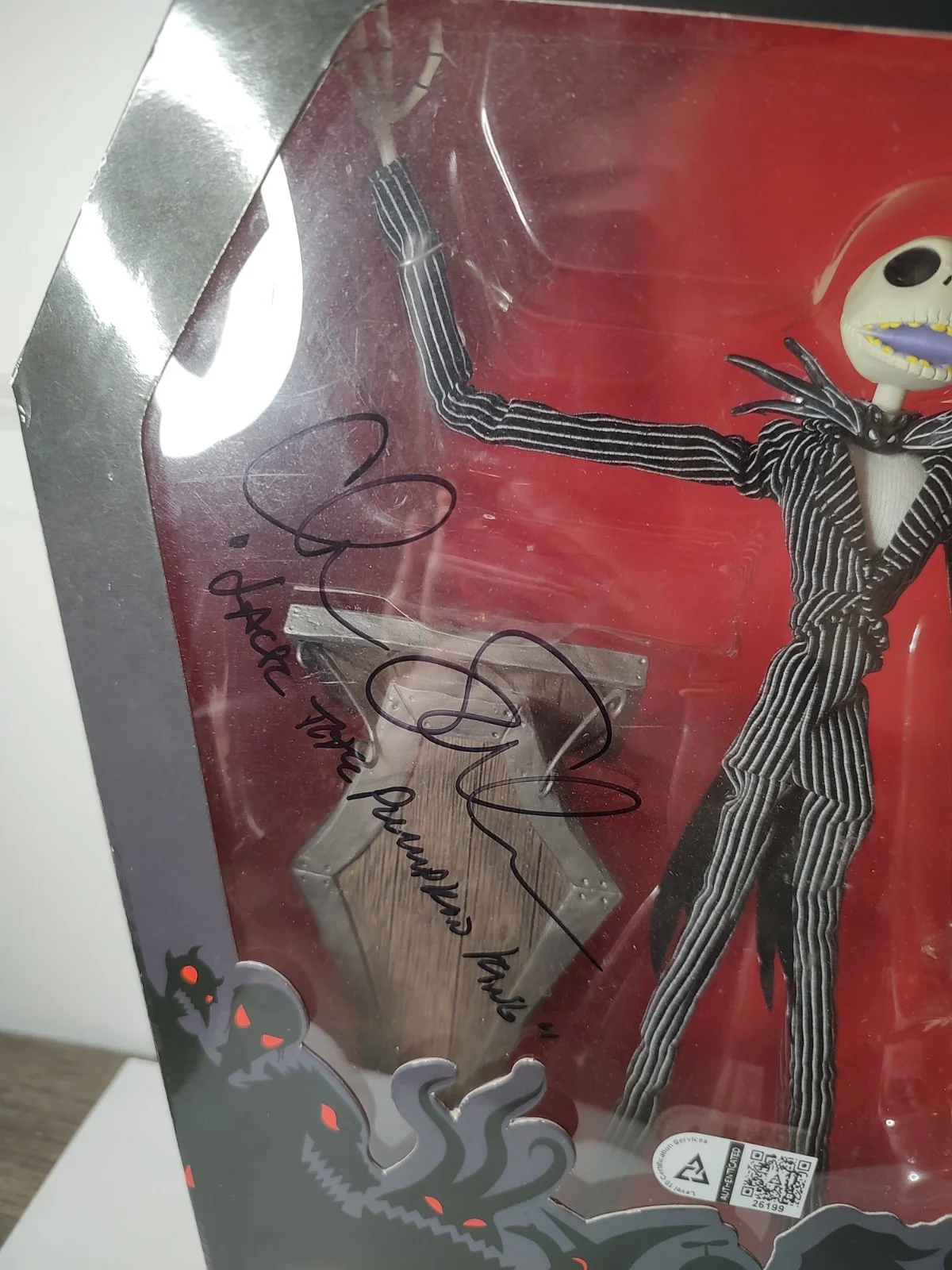 Jack skellington figure signed by Chris Sarandon, image 2