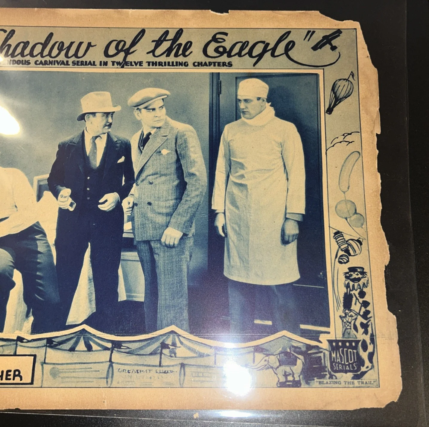 SHADOW OF THE EAGLE chapter 5 TC 1932 serial, John Wayne. The Telephone Cipher, image 3