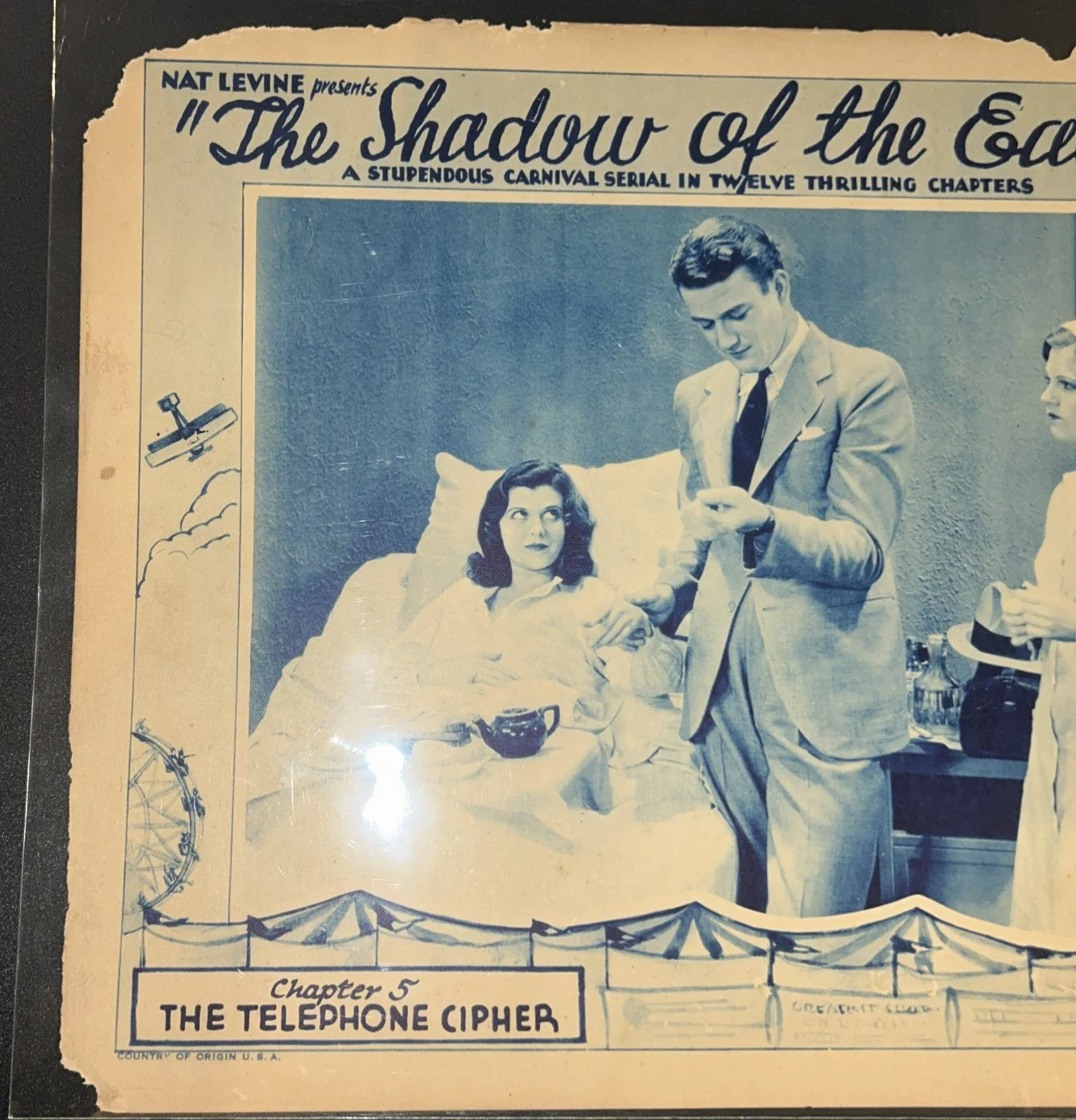 SHADOW OF THE EAGLE chapter 5 TC 1932 serial, John Wayne, The Telephone Cipher, image 2