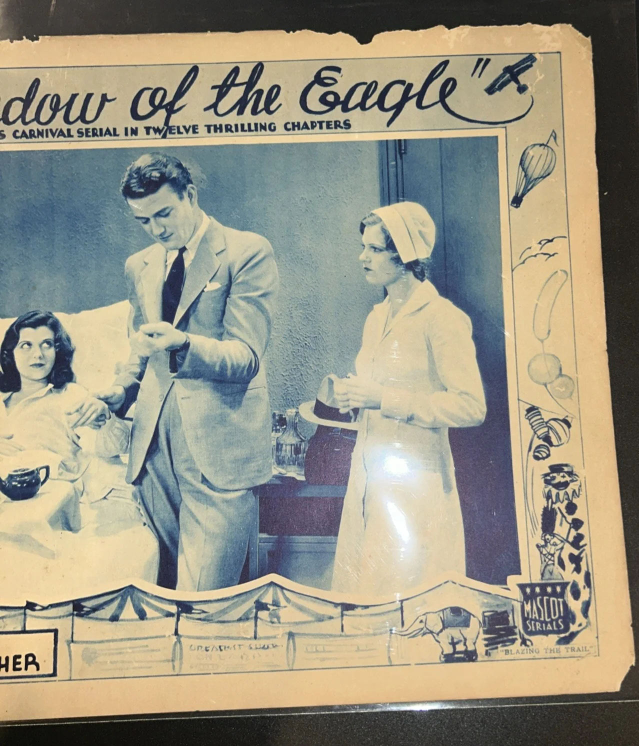 SHADOW OF THE EAGLE chapter 5 TC 1932 serial, John Wayne, The Telephone Cipher, image 3