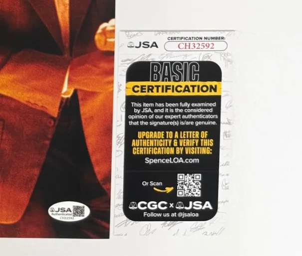 STEVEN SODERBERGH — STEVEN SODERBERGH Authentic Hand-signed "OCEAN'S ELEVEN" 12x18 Photo (JSA COA), image 2