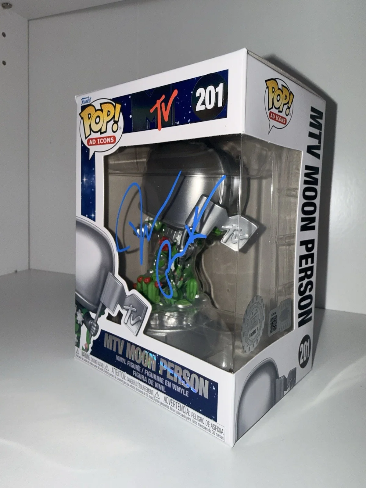 Darius Rucker — Darius Rucker Signed MTV Moon Person Funko Pop #201 OC Signature Coa 40/50, изображение 2