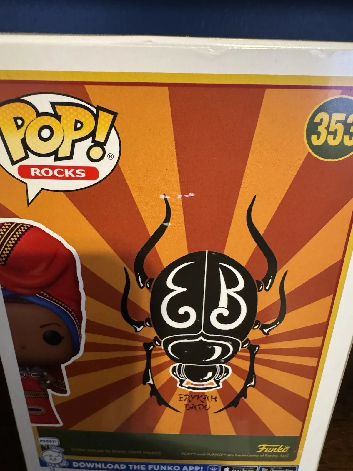 Erykah Badu Autograph Signed Funko Pop Rocks #353 Music Artist Singer JSA COA, изображение 4