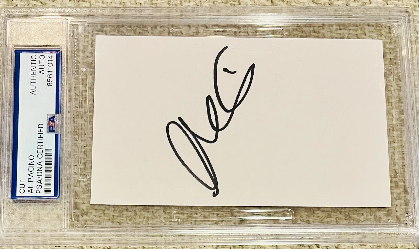 Al Pacino The Godfather Heat Boldly Signed 3x5 Autograph PSA/DNA Rare Beauty, изображение 2