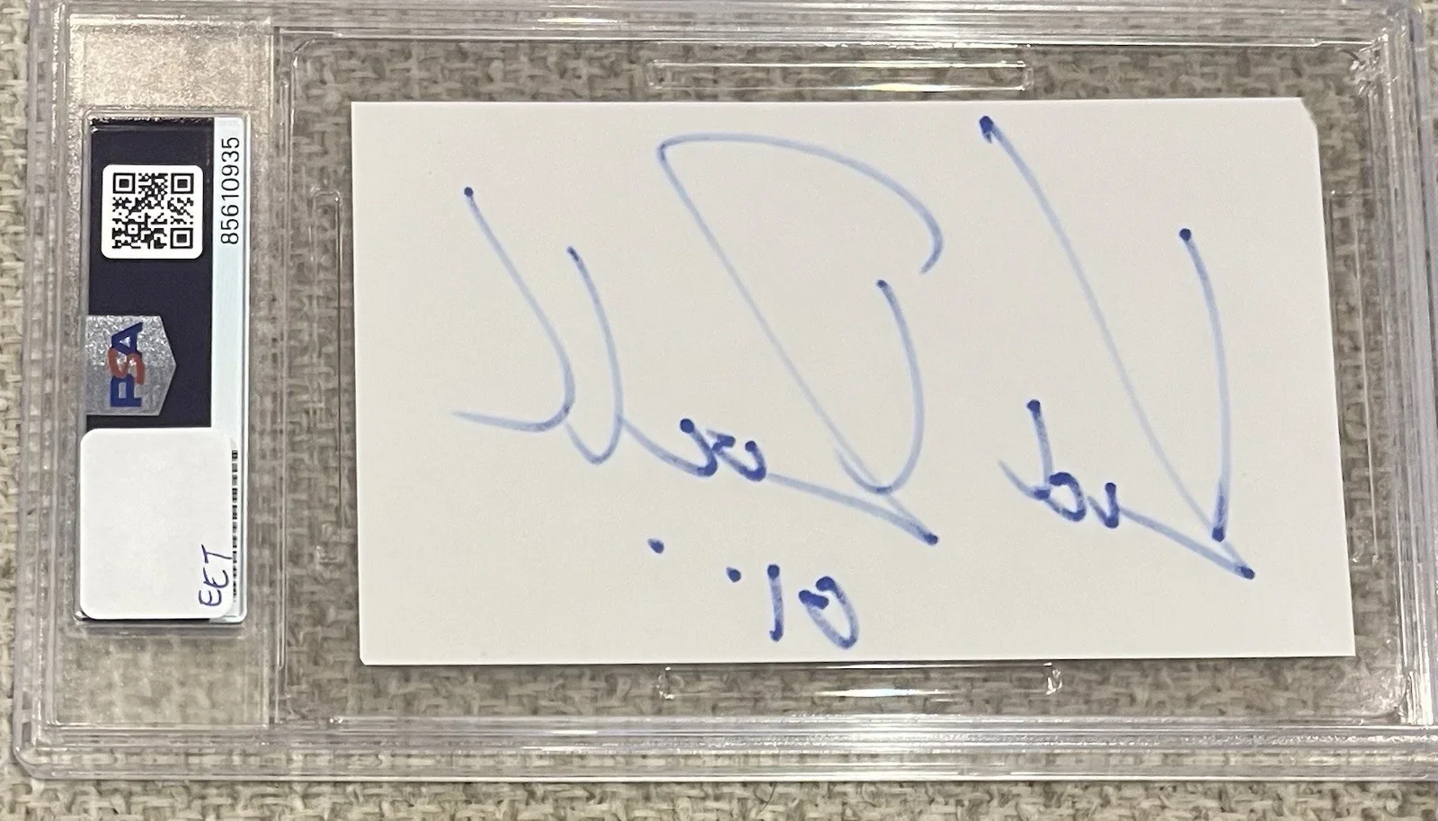 Kid Rock Signed 3x4 Cut Early 2001 Large Gem Full Name Autograph PSA/DNA, изображение 2