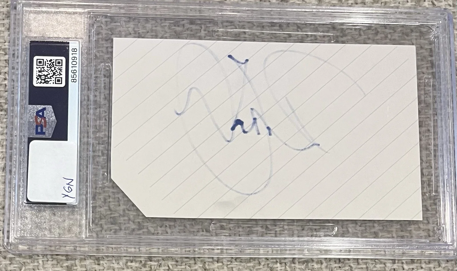 Robert Plant Led Zeppelin Signed 4x6 Autograph PSA/DNA Rare Beauty, изображение 3