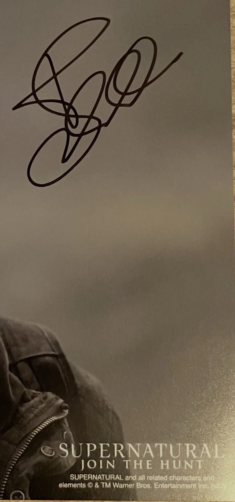 Jared Padalecki — Jared Padalecki/Sam Signed Supernatural Photo “Join The Hunt” Exclusive SWAU, изображение 4