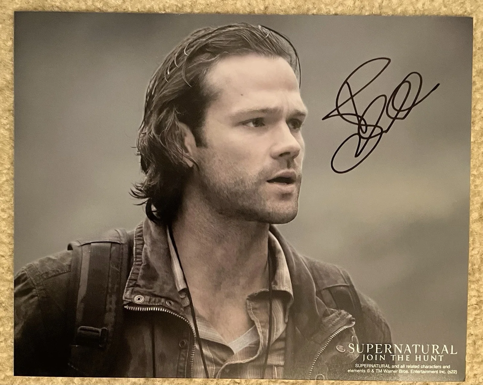Jared Padalecki — Jared Padalecki/Sam Signed Supernatural Photo “Join The Hunt” Exclusive SWAU, изображение 5