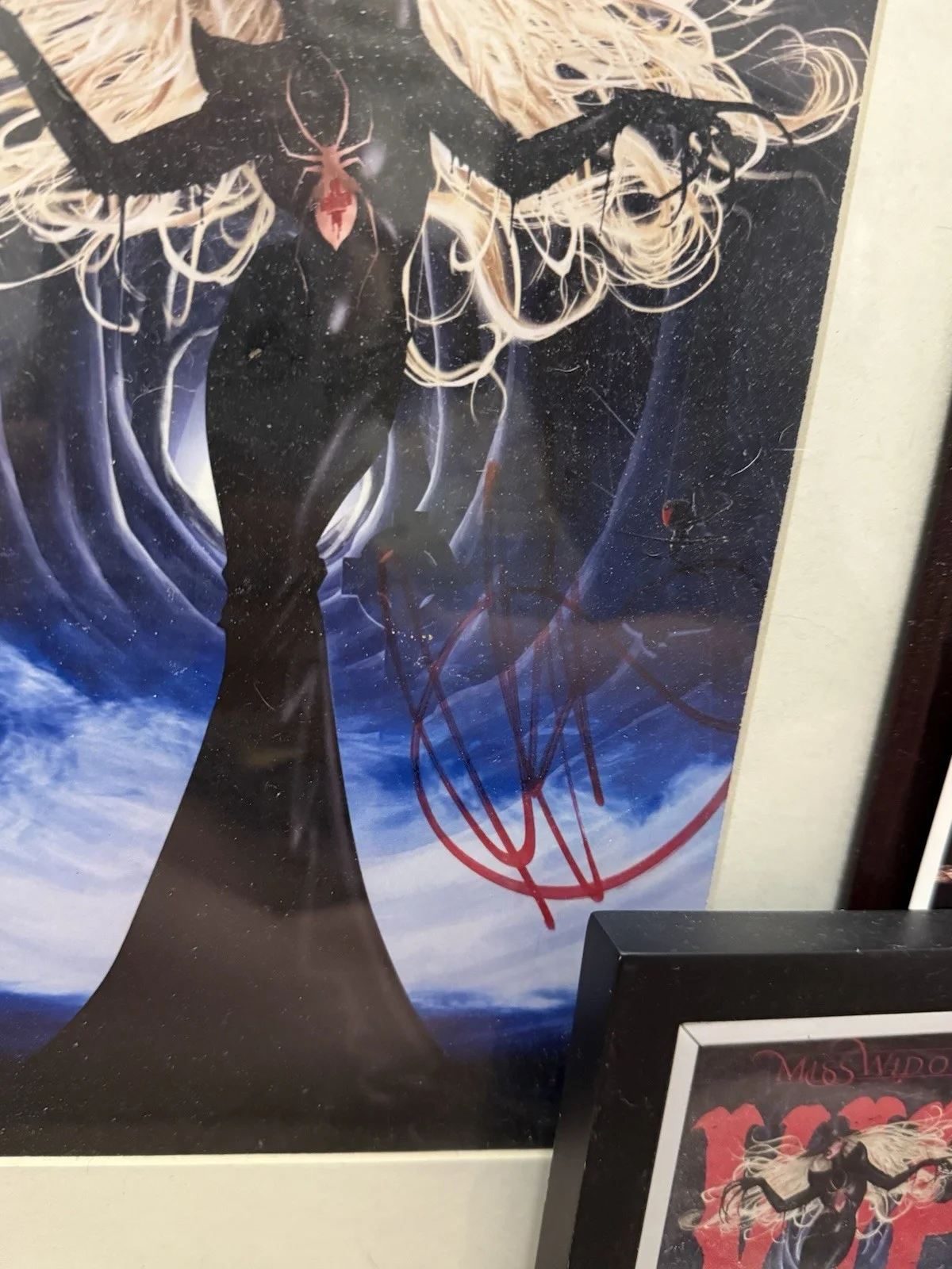 In This Moment Maria Brink Signed Fan Photos BUNDLE With VIP Black Widow Framed, изображение 2