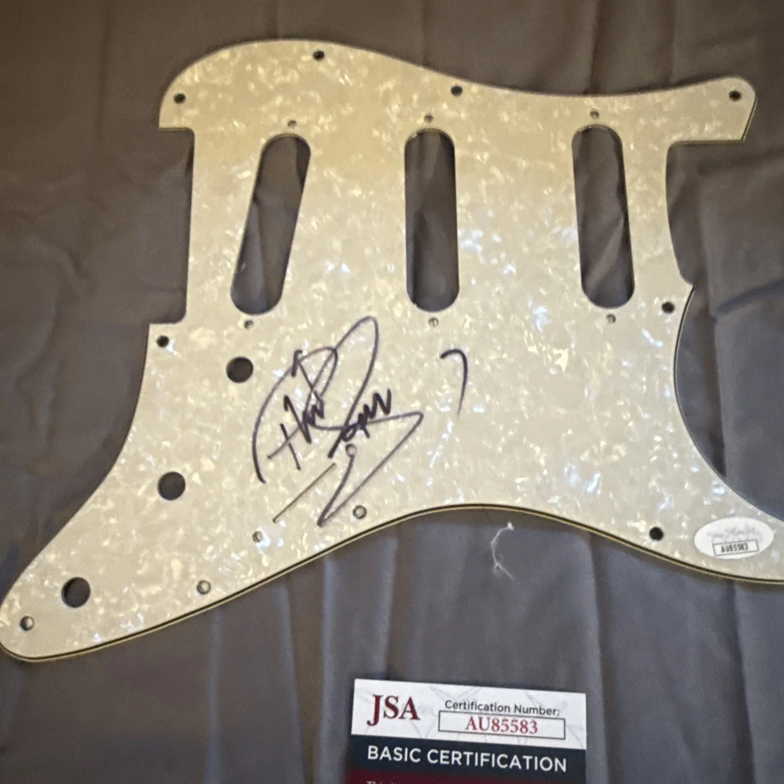 Phil Soussan Signed Pickguard Ozzy Osbourne Last In Line JSA Certified Autograph, изображение 3