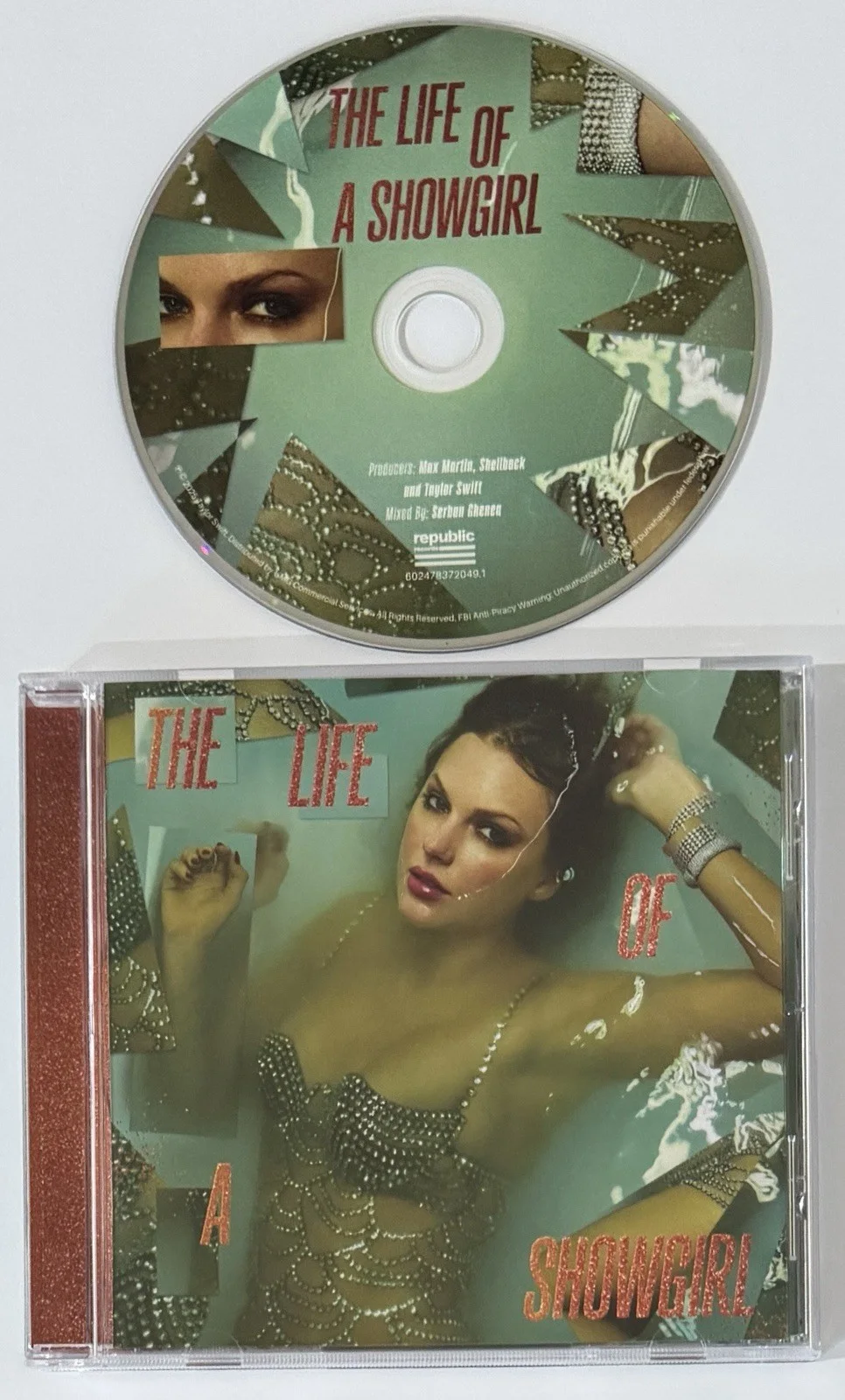 Taylor Swift SIGNED HEART Picture #2 PSA DNA COA Auto & Life Of A Showgirl CD, изображение 4