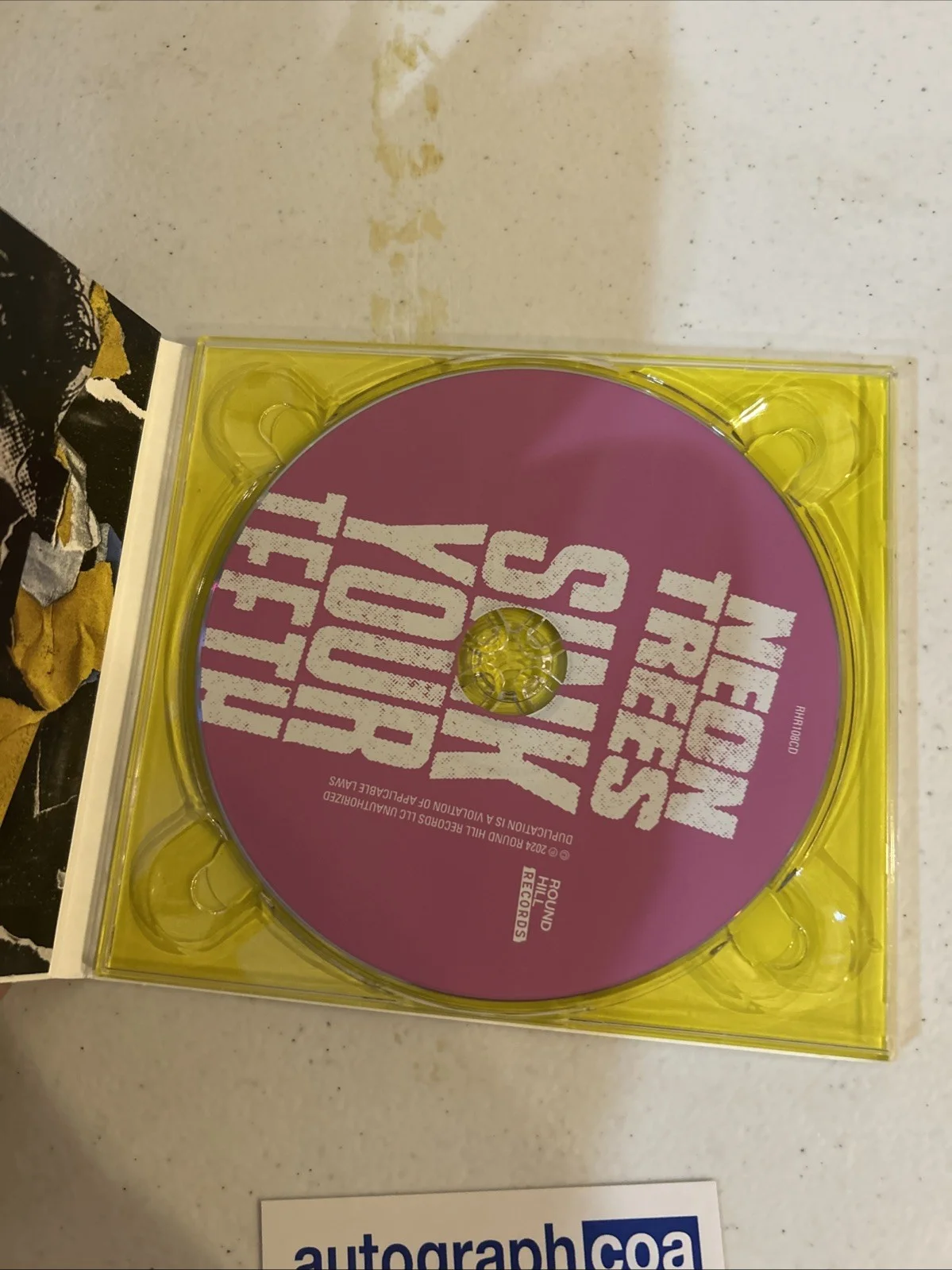 TYLER GLENN NEON TREES SIGNED AUTOGRAPH CD SINK YOUR TEETH ACOA, image 5