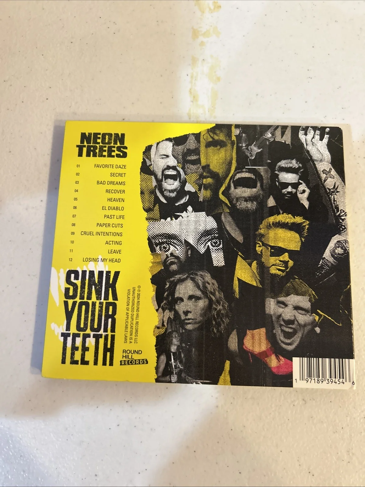 TYLER GLENN NEON TREES SIGNED AUTOGRAPH CD SINK YOUR TEETH ACOA, image 5