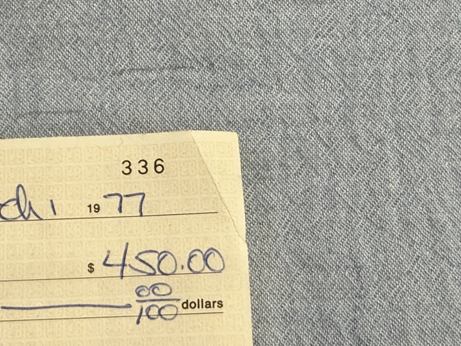 Richard Dreyfuss — Canceled check dated 3-1-1977 signed by Richard Dreyfuss, image 4