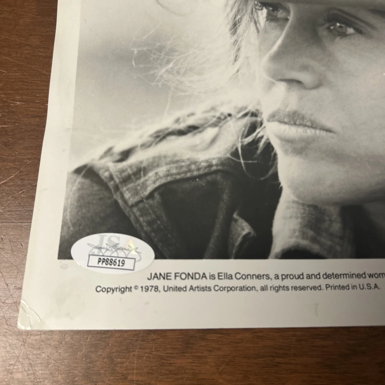 Jane Fonda — Jane Fonda Autographed Signed 8x10 Photo “Comes A Horseman” 1978 JSA COA, изображение 3