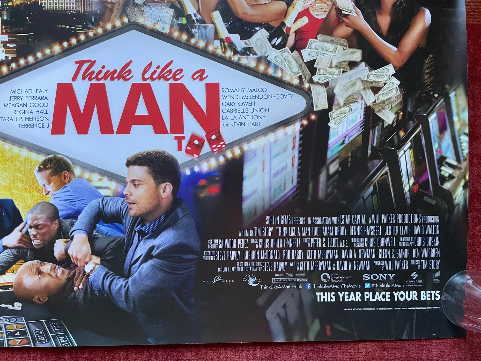 THINK LIKE A MAN (2012) Original UK Quad Movie Film Poster Meagan Good, изображение 5