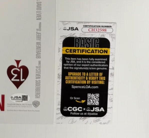 STEVEN SODERBERGH — STEVEN SODERBERGH Authentic Hand-signed "OCEAN'S THIRTEEN" 12x18 Photo (JSA COA), image 2