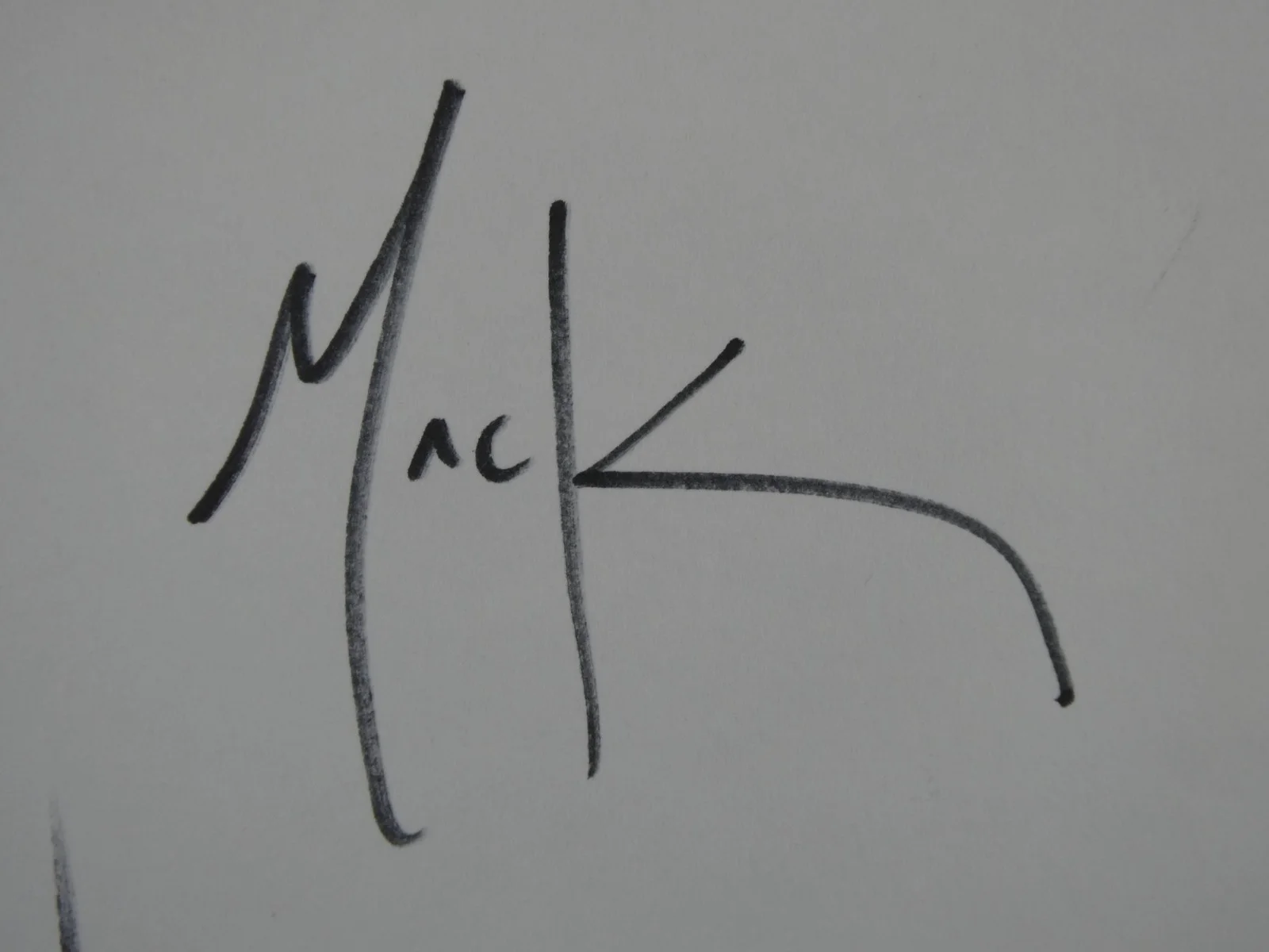 David Mack — David Mack Signed Sketch 8.5x10.75 Paper Autographed Comic Book Artist Kabuki, изображение 5