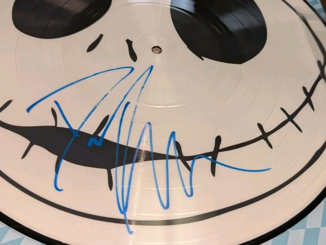 Danny Elfman — Danny Elfman Nightmare Before Christmas Signed Record Picture Disc Album JSA, изображение 2