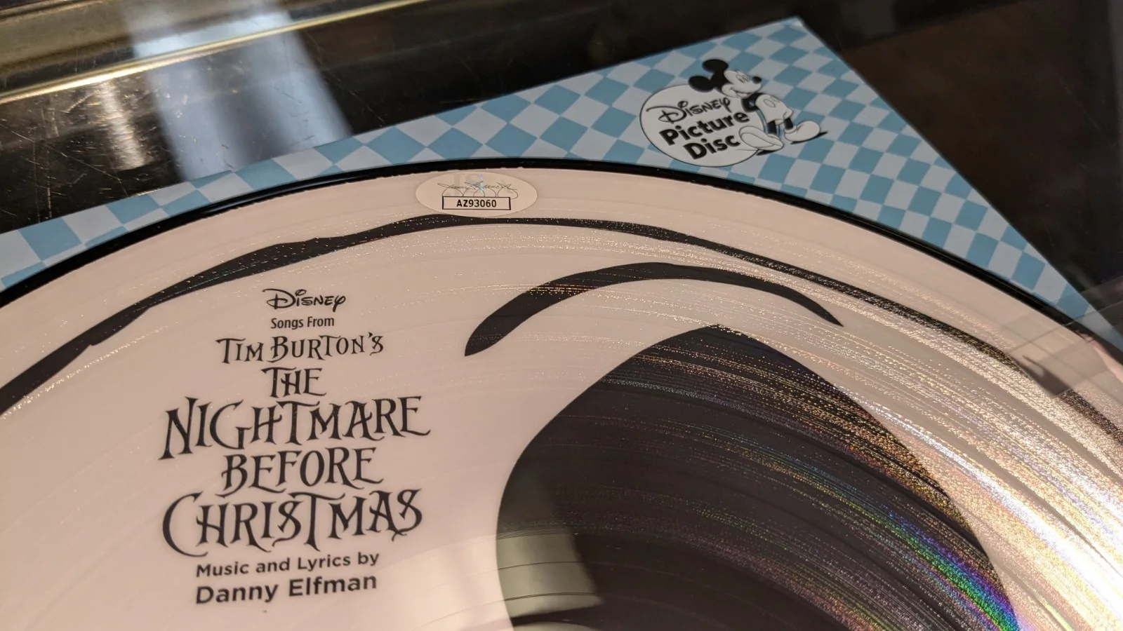Danny Elfman — Danny Elfman Nightmare Before Christmas Signed Record Picture Disc Album JSA, изображение 3