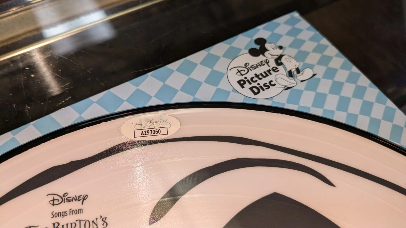 Danny Elfman — Danny Elfman Nightmare Before Christmas Signed Record Picture Disc Album JSA, изображение 4