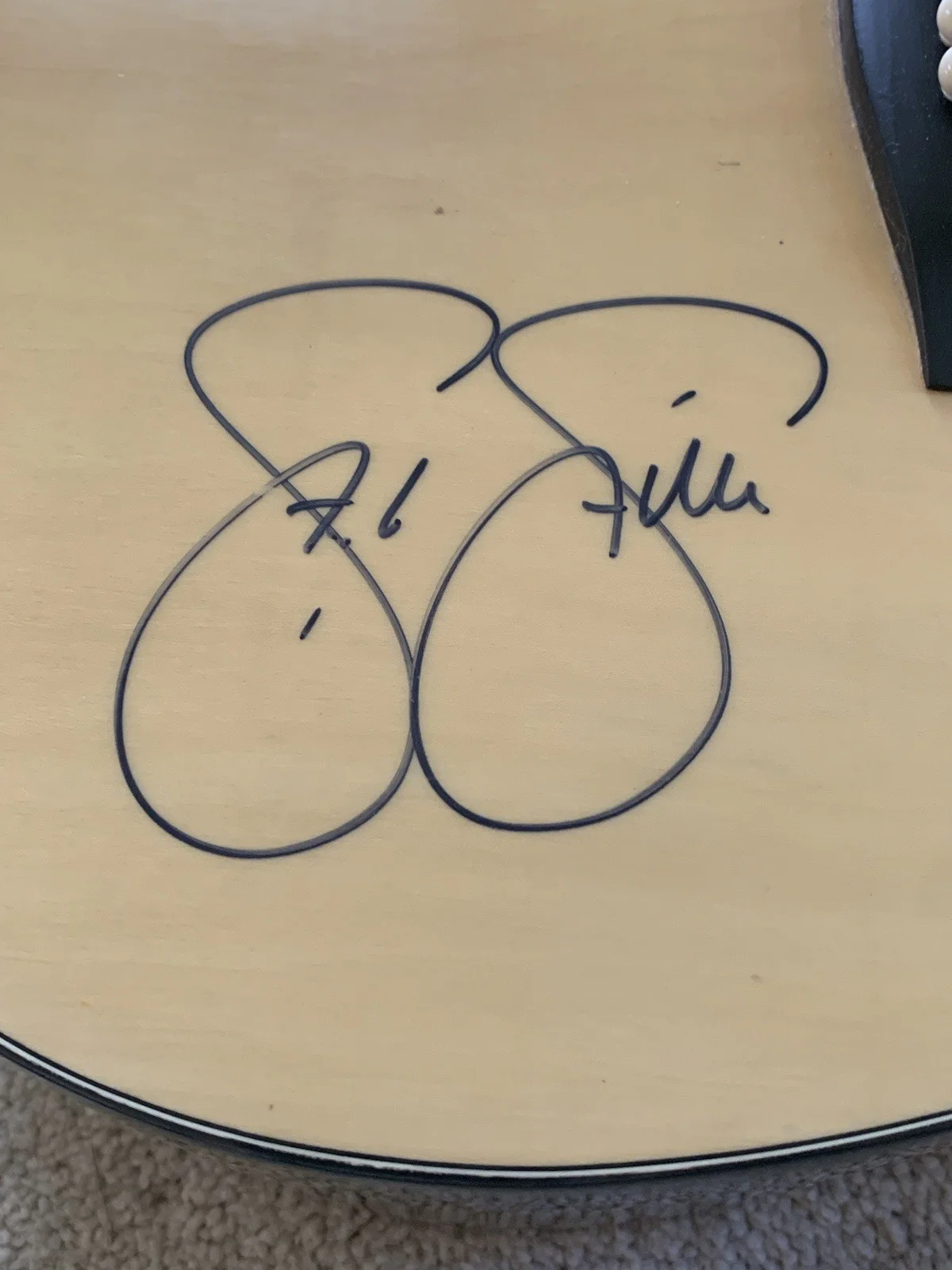 Stephen Stills Signed Autographed Stargazer Mini Acoustic Guitar, image 3