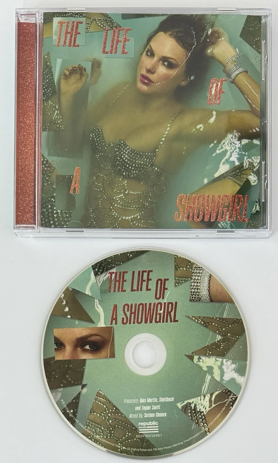 SIGNED FRAMED HEART TAYLOR SWIFT LIFE OF A SHOWGIRL SEXY PHOTO & CD PSA DNA COA, изображение 4